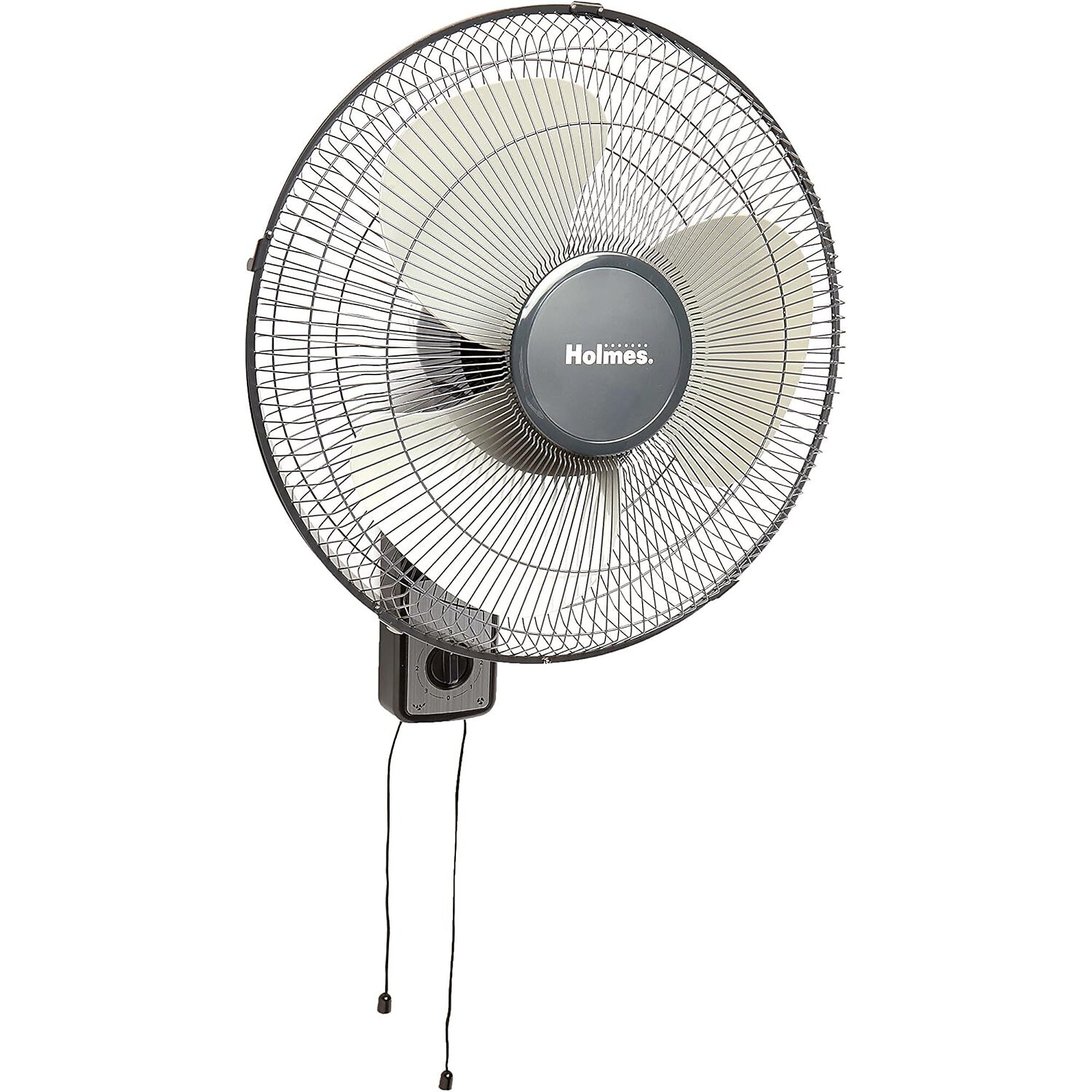 Holmes 16in. Oscillating Wall Fan, 120V, 3 Speeds, Mountable, Adjustable Tilt, Model# HMF1611A